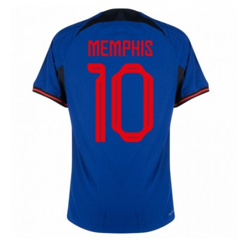 Holland Memphis Depay #10 Udebanetrøje VM 2022 Kort ærmer
